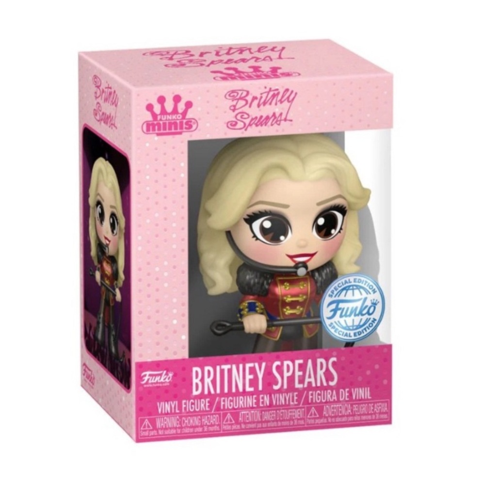 Funko Pop Minis Britney Spears Vinyl Figure Metallic Circus Rare Exclusive NIB